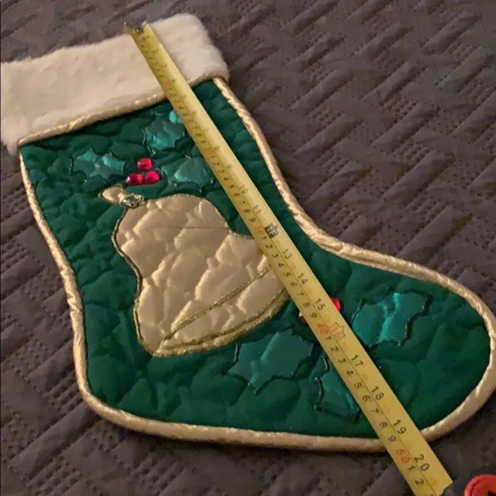 Estate Sale Christmas Stocking Pre Owned